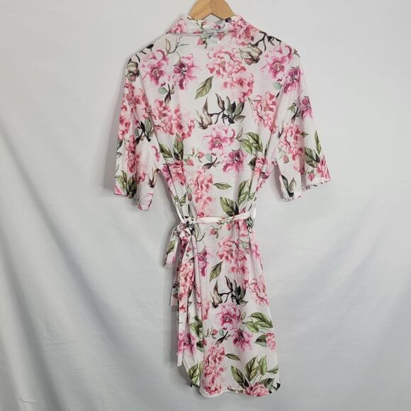 𝅺show ME YOUR MUMU Brie Robe Multicolor Short Sleeve Kimono Floral Cardigan - Picture 11 of 14